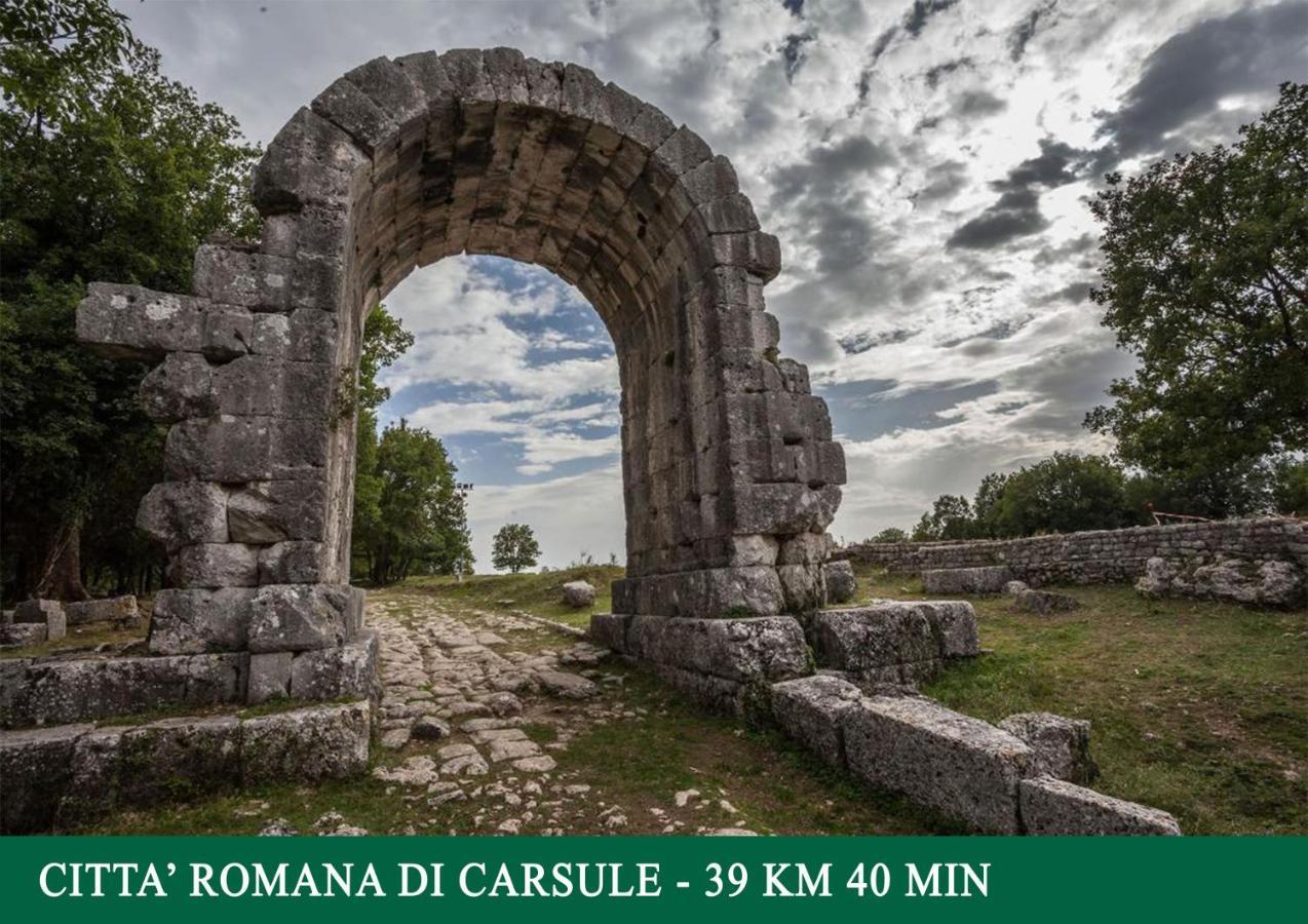 Agriturismo Sant'Angelo Holiday Farm Gualdo Cattaneo Bagian luar foto