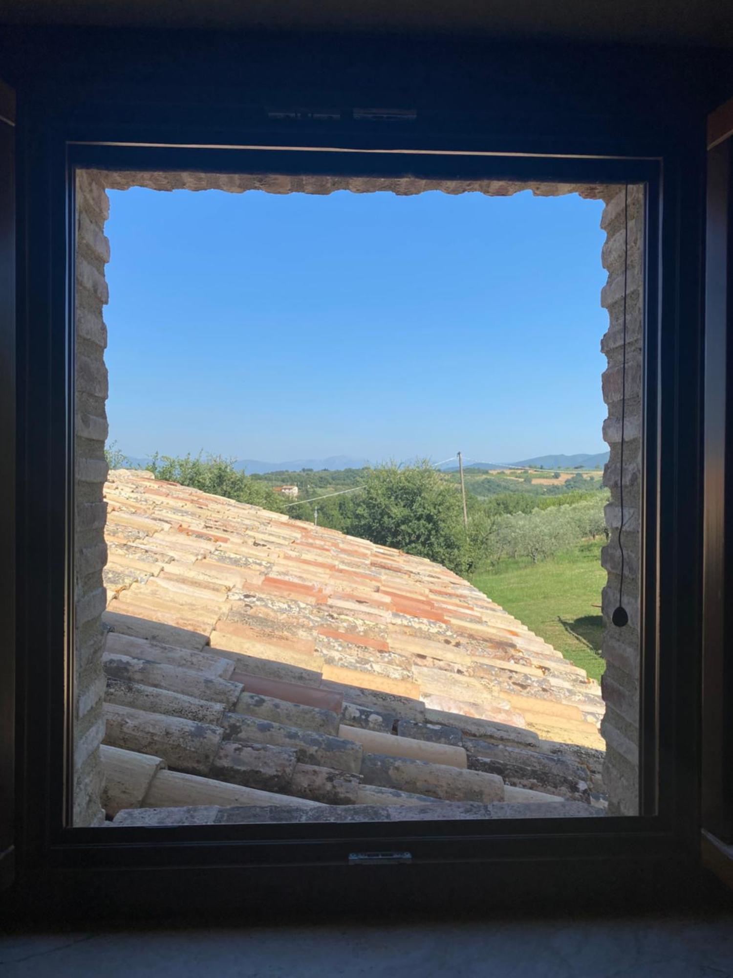 Agriturismo Sant'Angelo Holiday Farm Gualdo Cattaneo Bagian luar foto